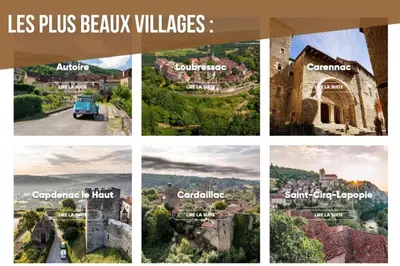 Plan de l'établissement Dans la Cité de Rocamadour L'Oustal de Beline
