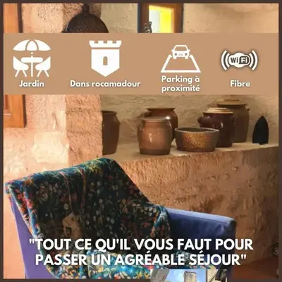 Dans la Cité de Rocamadour L'Oustal de Beline