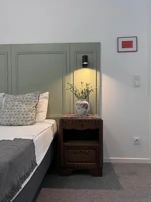 Un ou plusieurs lits dans un hébergement de l'établissement VILLA VLAS - Chambre d'Hôte - Limoges