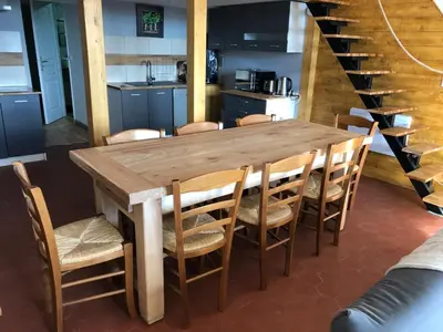 Plan de l'établissement appartement 8 couchages au lioran rando vtt ski
