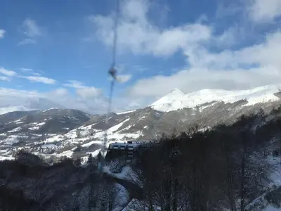 Plan de l'établissement appartement 8 couchages au lioran rando vtt ski