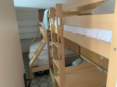 Un ou plusieurs lits dans un hébergement de l'établissement Gîte de la Couze pavin