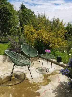 Jardin de l'établissement La bohème