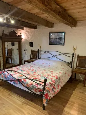 Un ou plusieurs lits dans un hébergement de l'établissement Petite maison Conjat