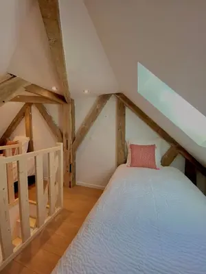 Un ou plusieurs lits dans un hébergement de l'établissement Gîte Lomegaja 10 personnes proche Lascaux et Sarlat