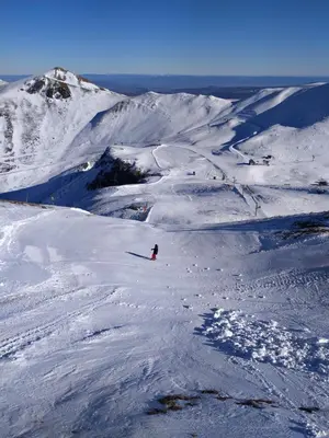 L'établissement Les marmottes du Sancy en hiver