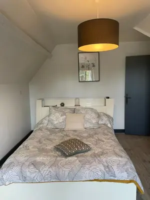 Un ou plusieurs lits dans un hébergement de l'établissement Cottage Philmaries