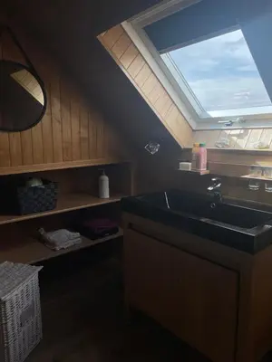 Cuisine ou kitchenette dans l'établissement Cottage Philmaries
