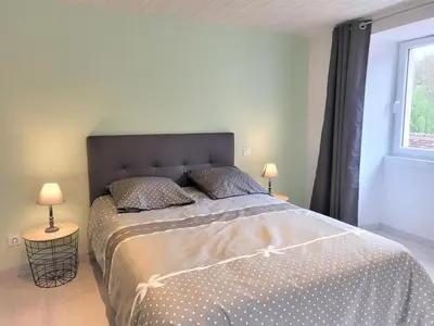 Un ou plusieurs lits dans un hébergement de l'établissement GITE DE CARACTERE CHEZ CELINE