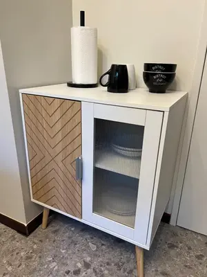 Cuisine ou kitchenette dans l'établissement Cocon proche CHU-EMAILLEURS