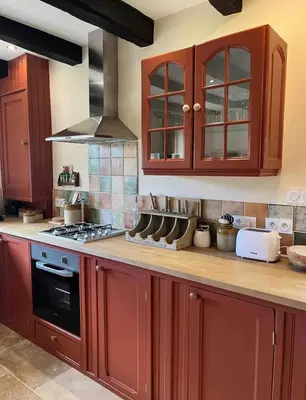 Cuisine ou kitchenette dans l'établissement Joli gîte pour 5 personnes : Chez Cherrie