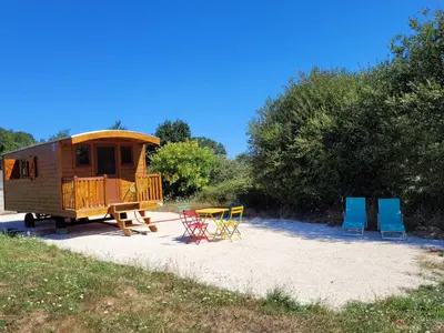 Paysage naturel près de le camping