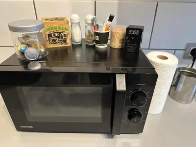 Cuisine ou kitchenette dans l'établissement Charmant appartement RDC familial ou pour le travail
