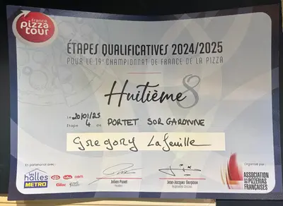 Certificat, récompense, panneau ou autre document affiché dans l'établissement Hôtellerie de l'Abbaye Saint Amand