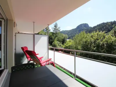 Vue générale sur la montagne ou vue sur la montagne depuis l'appartement
