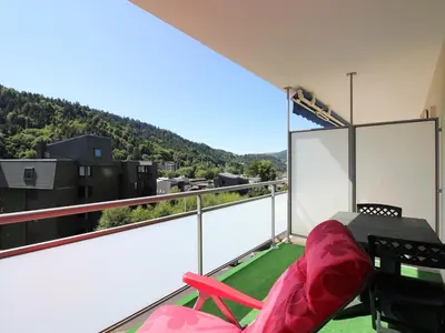 Vue générale sur la montagne ou vue sur la montagne depuis l'appartement