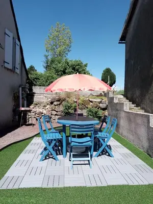 Jardin de l'établissement Gite Les Marmottes