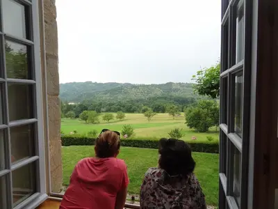 Paysage naturel près de la maison d'hôtes