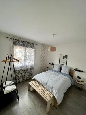 Un ou plusieurs lits dans un hébergement de l'établissement Casa Viallatoux - Proche Centre - Parking Gratuit