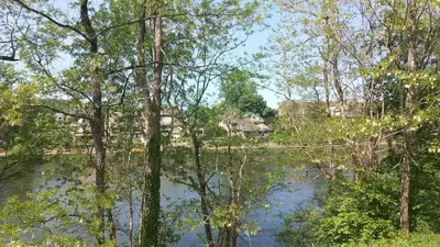 Paysage naturel près de la maison de vacances