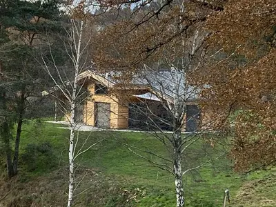 Paysage naturel près de le chalet