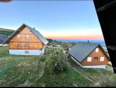 Paysage naturel près de le chalet