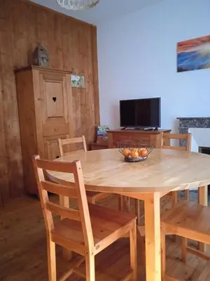 Télévision ou salle de divertissement dans l'établissement Le Sancy, appart T2, 4 pers, centre ville du Mont Dore