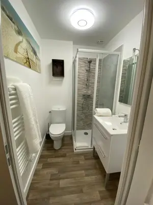 Salle de bains dans l'établissement La pause zen