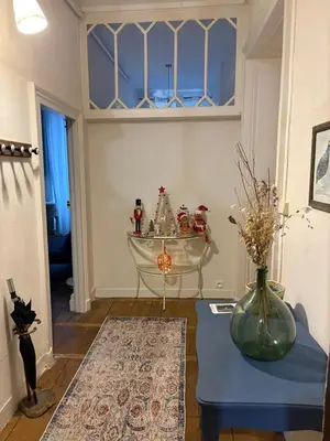 Coin salon dans l'établissement La Villa Louana 1 Appartement 160m2 sobriété,élégance en cœur de ville