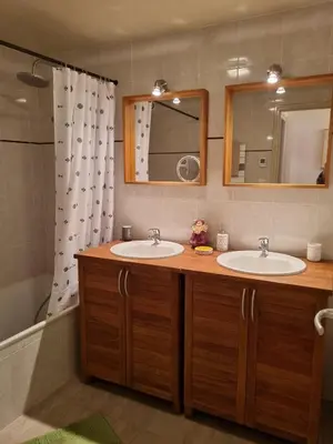 Salle de bains dans l'établissement Au Vieux Séchoir