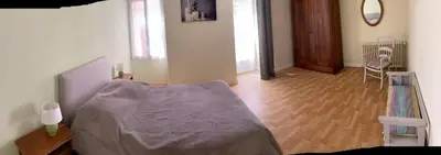 Un ou plusieurs lits dans un hébergement de l'établissement Gîte à Rocamadour