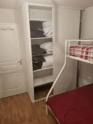 Un ou plusieurs lits dans un hébergement de l'établissement Appartement 2 pièces, les Chalets de Super-Besse