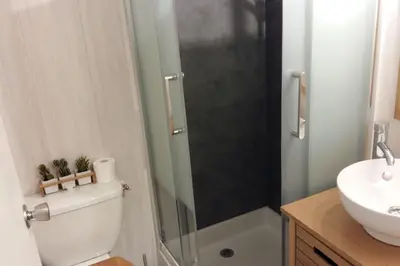 Plan de l'établissement appartement avec balcon au Mont Dore