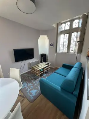 Télévision ou salle de divertissement dans l'établissement Cocon au calme sur vezere