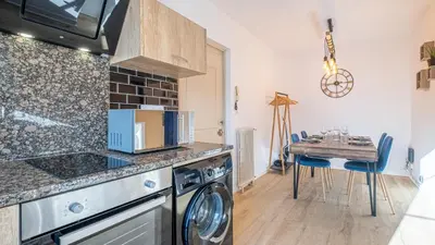 Cuisine ou kitchenette dans l'établissement Esprit cosy - Welc'Home