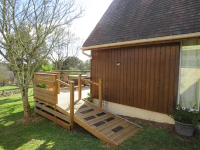 Jardin de l'établissement Gîtes des Deux Vallées Chalet avec vue imprenable