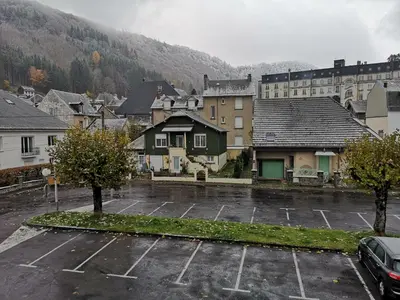 Vue générale sur la montagne ou vue sur la montagne depuis l'appartement