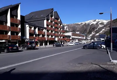 Vue générale sur la montagne ou vue sur la montagne depuis l'appartement