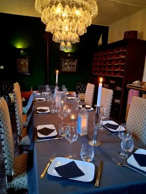 Coin salon dans l'établissement Villa Vallière bed&breakfast