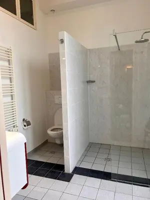 Salle de bains dans l'établissement Villa Vallière bed&breakfast