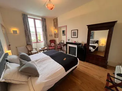 Un ou plusieurs lits dans un hébergement de l'établissement Villa Vallière bed&breakfast