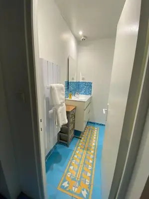 Salle de bains dans l'établissement L'Escale ZEN