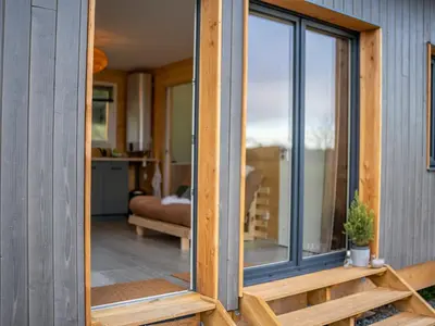 Balcon ou terrasse dans l'établissement Cottage 2 à 4 personnes ,au cœur des volcans