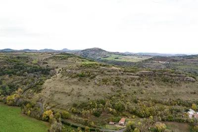 Paysage naturel près de le chalet