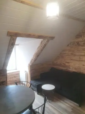 Coin salon dans l'établissement Bienvenue chez les ch'oups ' la ooh'
