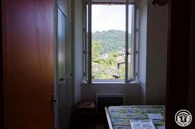 Vue générale sur la montagne ou vue sur la montagne depuis la maison de vacances