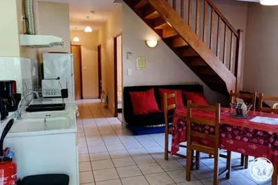 Cuisine ou kitchenette dans l'établissement Presbytere