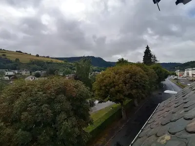 Vue générale sur la montagne ou vue sur la montagne depuis l'appartement