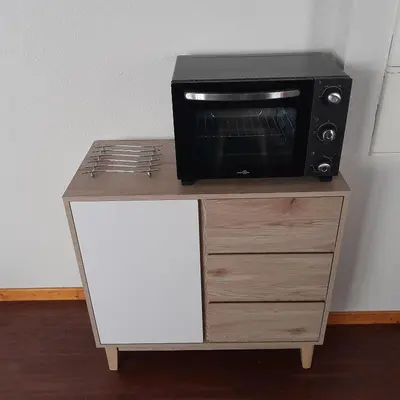 Cuisine ou kitchenette dans l'établissement T2 confortable - Piscine chauffée - Super Besse