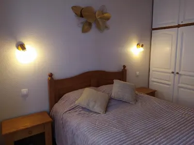 Un ou plusieurs lits dans un hébergement de l'établissement Villa L'Orée du bois